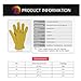 OLSON DEEPAK Sheepskin Gloves Leather gloves Handing workshop Gloves Driving/Riding/Gardening/Farm - Extremely Soft and Sweat-absorbent (Medium)