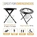 Kunida Designs Portable Camping Toilet Chair - Yoni Steam Seat - Folding Bedside Commode - Lightweight Foldable Outdoor Porta Potty for Adults