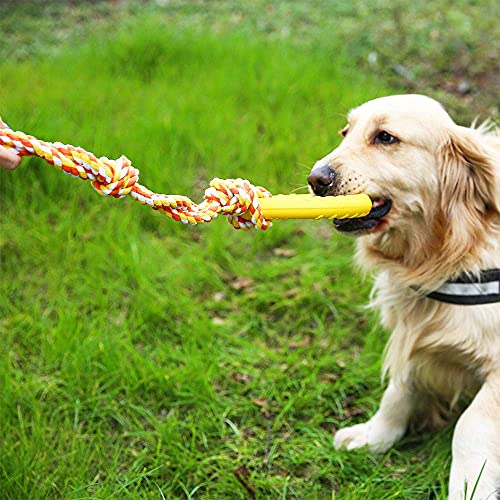 PMLAAK Dog Rope Toys for MediumLarge Dogs 2in1 Dog Tug Toys Ring Toy Outdoor Dog Toys for
