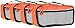 Packing Cubes 4pcs Value Set for Travel - 4 Slim Size Bago's Cubes