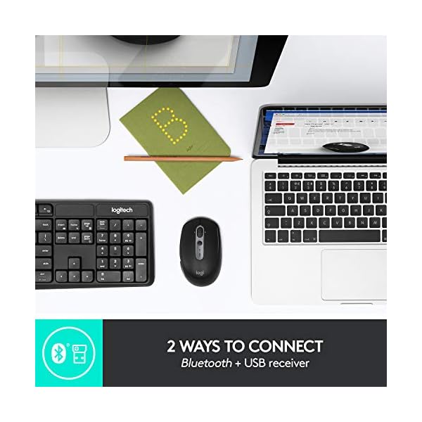 Logitech M330 SILENT PLUS Wireless Mouse, 2.4GHz with USB Nano Receiver, 1000 DPI Optical Tracking, 2-year Battery Life…