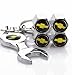 Wrench Keychain Chrome Tire Valve Stem Caps For Chevy Chevrolet