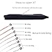 Pocket Guitar Practice Neck, Finger Exercise, Ohuhu 6 Fret Portable Guitar Trainer Practice Tool for Beginner Chord Trainer Fingering