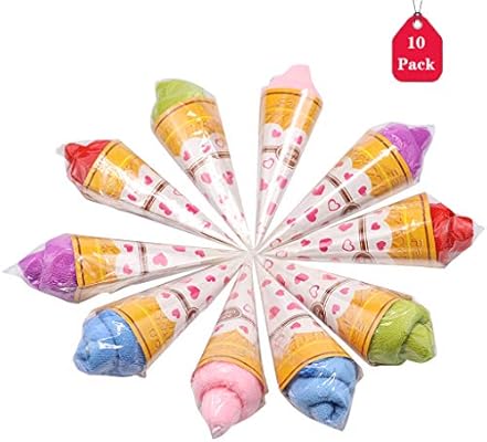 Amazon Amycute プチギフト ギフトタオル タオルハンカチ ハードクリームタオル 粗品 ギフト 誕生日 転勤の挨拶 転校の挨拶 卒園 卒業式 お返し 贈り物に最適 多色セット １０個 タオルセット ホーム キッチン オンライン通販