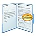 Smead Fastener File Folders, 50 Count, Blue, Reinforced 1/3-Cut Tabs, 2 Fasteners, Letter Size (12040)