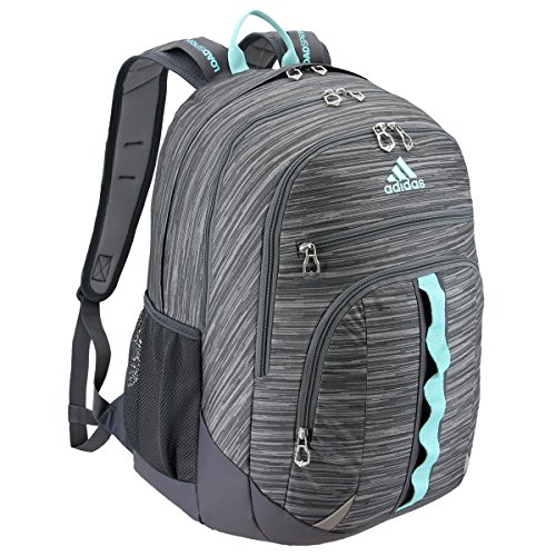 adidas Prime III Backpack, Onix Looper Print/Onix Grey/Energy Aqua, One