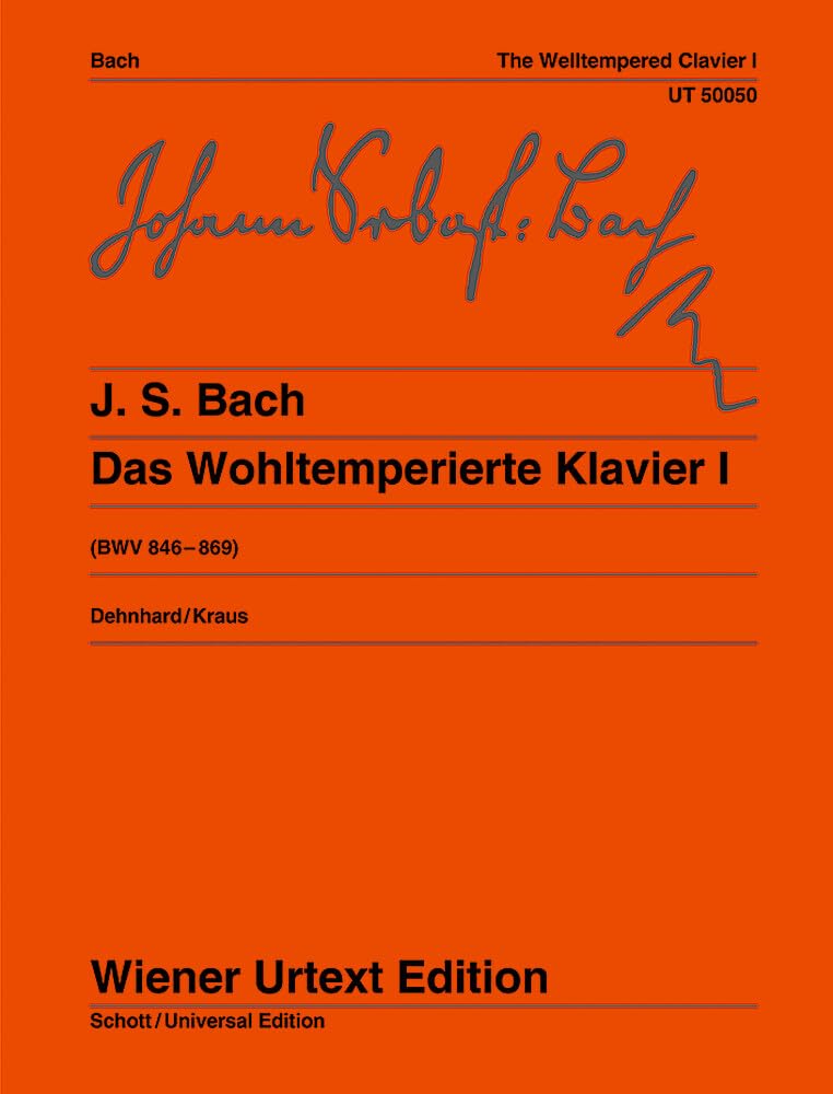 The Well Tempered Clavier Bwv 846-869 - Book 1: Nach dem Autograf und Abschriften. Teil I. BWV 846-869. Klavier.