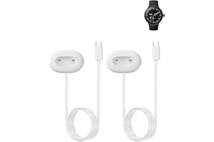 FJIASTB for Google Pixel Watch 4 (41mm/45mm) Charger Cable with Base, Magnetic USB Type-C Fast Charging Cord for Google Smart