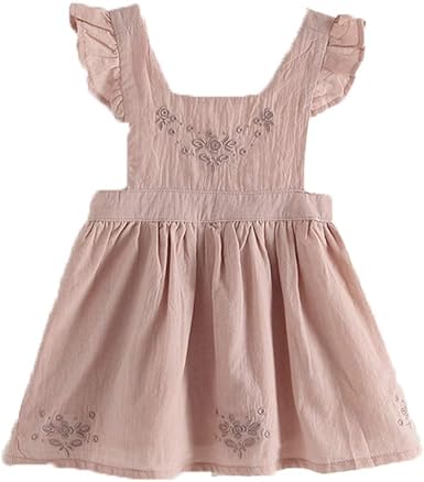 linen backless dress