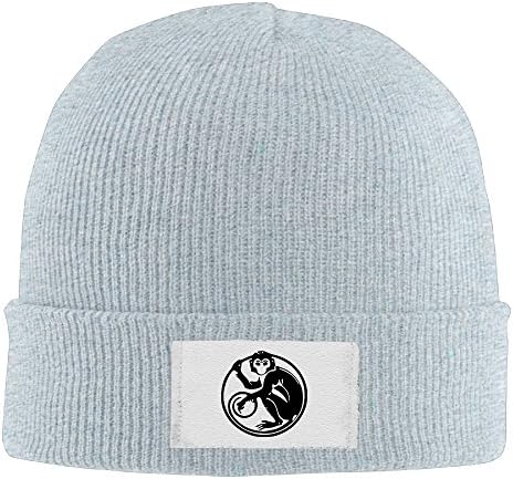 PKS Unisex Ash Monkey Beanie Hat