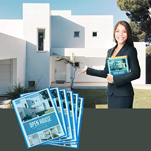 Dunwell Clear File Folders Sleeves (6 Pack, Assorted 6 Colors), Acid