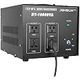 RustyVioum 10000W/220V Voltage Transformer, Heavy Duty Voltage Converter Transformer Step Up/Down 110V to/from 220V with Overload Protection Circuit Breaker