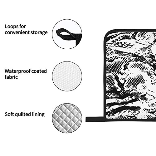 518s7cv%2BXJL Juego de Manoplas y Porta ollas para Horno,Diseño de patrón de Serpiente de Tres Colores,Guantes y agarraderas… Juego de Manoplas y Porta ollas para Horno,Diseño de patrón de Serpiente de Tres Colores,Guantes y agarraderas… - Imagen 7