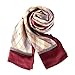 Charmeuse Satin Silk Scarf for Men (Maroon)