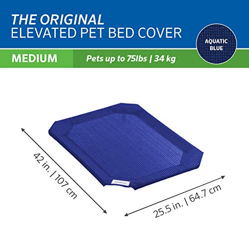 Coolaroo The Original Elevated Pet Bed Replacement Cover, Medium