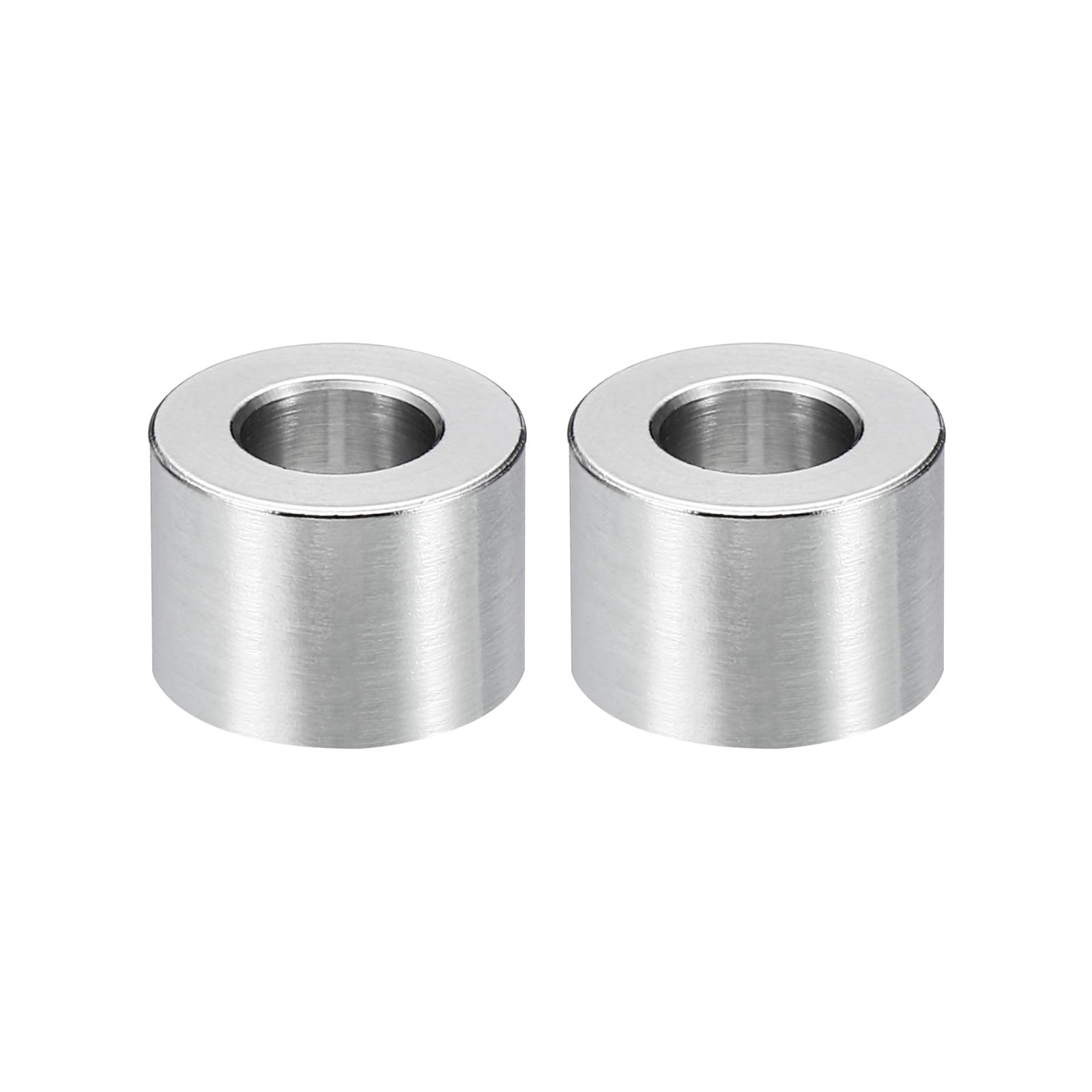 PATIKIL M8 Stainless Steel Spacers, 2Pcs Metal Spacer Stainless Steel 8.2mm ID x 16mm OD x 12mm L Stainless Steel Spacer Screw Standoff for 5/16" or M8 Screw
