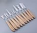 Togood 10pcs Stainless Steel Spatula Palette Knives For Artists, Art Tools For Oil Painting Acrylic Mixing Special Effects, Wooden handle