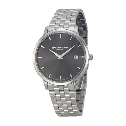 Raymond Weil Analogue Grey Dial Mens Watch - 5588-ST-60001