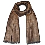 100% Linen, Two Tone Color, Herringbone Jacquard, Soft, Airy, Large, Linen scarf.