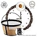 Basket Coffee Filter,Permanent Basket-Style Reusable 8-12 Cup Gold Tone Coffee Filter designed fits Mr. Coffee Makers and Brewers by GLLEEN