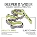 TheraPeace Physical Therapy Stretching Strap + EasyGuide: Elastic Stretch Band with 10 Loops - Yoga Workout Fitness Pilates Ballet Rope Stretcher for Foot Legs Hamstring Back