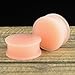 1 Pair Flesh Tone Soft Silicone Flexible Ear Plugs Gauges
