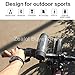 ZEALOT Bluetooth Speaker, Handlebar Speaker, Bike Speaker, S1 Portable Speaker for Bike, LED Light, Waterproof IPX5, LED Light, TF Card Play, for Indoor/Outdoor/Hiking/Camping/Travel (Blue)