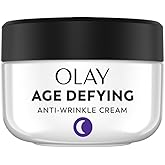 Olay Age Defying Anti-Wrinkle Replenishing Night Face Cream, 2.0 Ounce, 3 Count