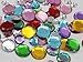 Allstarco 30mm Large Flat Back Acrylic Rhinestones, Lead Free. Pro Grade - 6 Pieces (Red Ruby)