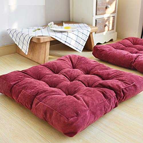 Amazon Com Maxyoyo Thicken Floor Cushion Solid Square Seat