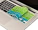 Mosiso Keyboard Cover with Pattern for MacBook Pro 13 Inch, 15 Inch (with or without Retina Display, 2015 or Older Version) MacBook Air 13 Inch, mix Ombre Green