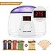Smartwood Waxing kit, Home Rapid Melt Hair Removal Wax Warmer Kit with LCD Display Screen, 5 Flavors Hard Wax Beans+10 Wax Applicator Sticks