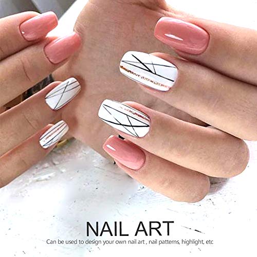 32 Colors Nail Striping Tape Line, FANDAMEI Multicolor Rolls Striping Tape Line Nail Art Decoration Sticker DIY Nail Tip