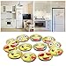 OUNONA 12Pcs 3D Refrigerator Magnets Fridge Magnets Funny Magnets for Refrigerator/Whiteboards,1.8inch