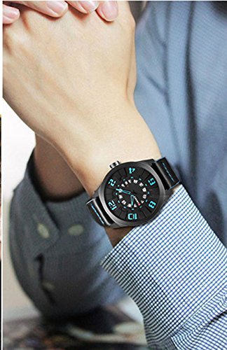 Curren hombres reloj moda lujo deporte hombres militares reloj de pulsera cuero marrón cuarzo reloj - Imagen 6