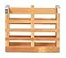 Home Intuition Bamboo Flatware and Utensil Organizer Caddy and Drying Rack