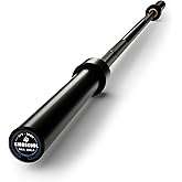 LIONSCOOL Premium 4ft/5ft/6ft/7ft Olympic Barbell for Strength Training, Weightlifting, 2 Inch EZ Curl Bar for Squats, Power