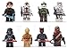 8pcs/lot Super Heroes Star Wars White Clone Soldiers Troops Minifigures Building Blocks Toys Children Gift Compatible with Lego