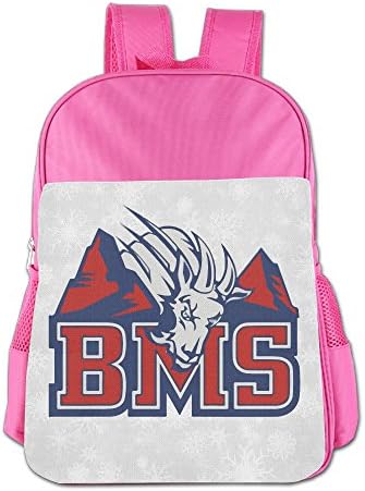 Boys Girls Simple Jacob Sartorius Logo Backpack School Bag (2 Color:Pink Blue) Pink
