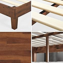 ZINUS Alexis Deluxe Wood Platform Bed Frame / Solid
