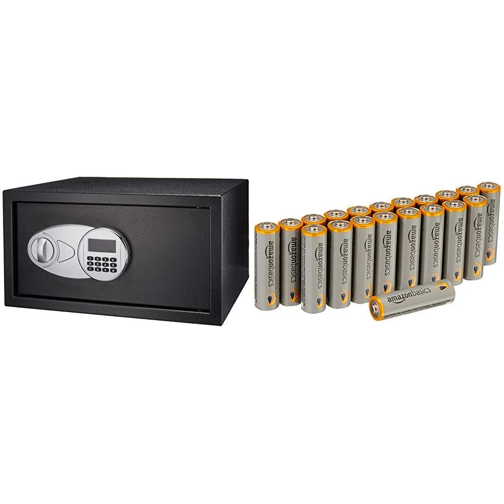 AmazonBasics Security Safe 28.3 L + AmazonBasics AA Performance