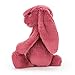 Jellycat Bashful Berry Bunny Stuffed Animal, Medium, 12 inches