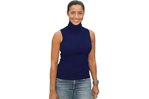 Sunfaynis Women's Soft Cotton Mock Turtleneck Shirt Baselayer Tops Underwear Shirt