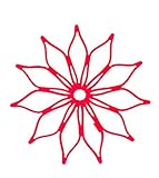 Blossom 16847 Mini Multi-Purpose Expanding Flower Silicone Trivet Hot Pad Coaster (Set of 2), 5.5