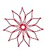 Blossom 16847 Mini Multi-Purpose Expanding Flower Silicone Trivet Hot Pad Coaster (Set of 2), 5.5