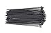 South Main Hardware 888071 8-in Beaded, 100-Pack 18-lb, Black, Speciality Cable Tie, 100 Piece