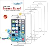 iPhone 6s/6 Screen Protector, Iwotou 6 Pack High Definition (HD) Clear Screen Protector Film for iPhone 6s/6