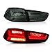 AOEDI LED Tail Lights For Mitsubishi Lancer&EVO X 2008-2017 Audi Style Smoked Lens Replacement