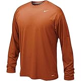 Nike Mens Legend Long Sleeve Tee (Small, Desert Orange)