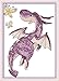 Maydear Full Range of Embroidery Starter Kits Stamped Cross Stitch Kits Beginners for DIY Embroidery 11CT 3 Strands - The Purple Little Dragon 10.6×15.7(inch)